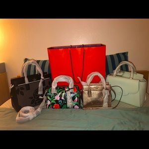 Lot of 4 NWT Kate Spade Bags over $1000 value